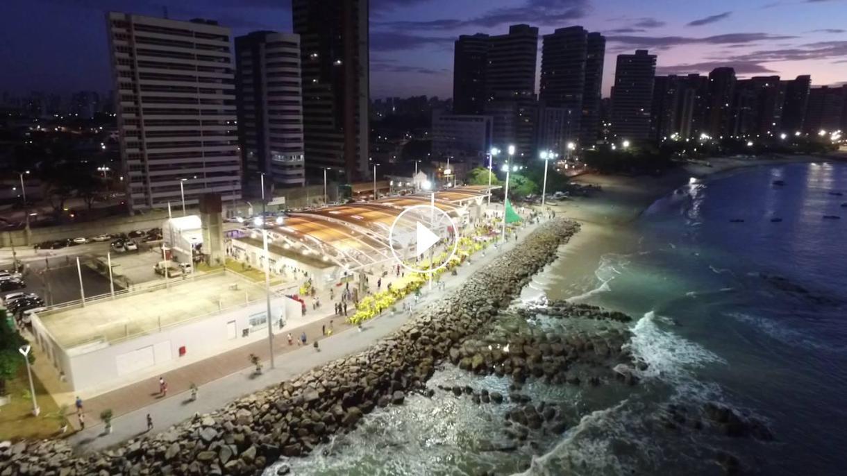 Fortaleza inaugura novo Mercado dos Peixes com luminárias Schréder