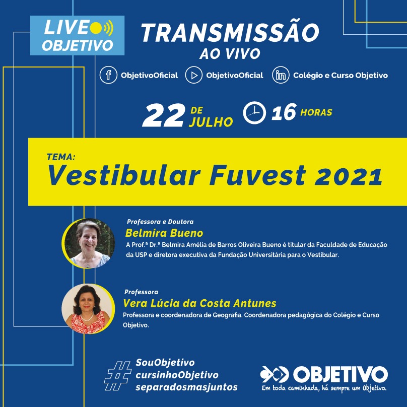 Live Unip: Vestibular Fuvest 2021