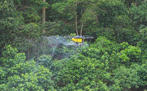 Pulverização com drone em Santana de Parnaíba (SP) reduz em 93% incidência de mosquitos