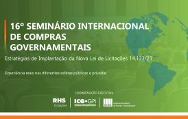 16o SEMINÁRIO INTERNACIONAL DE COMPRAS GOVERNAMENTAIS